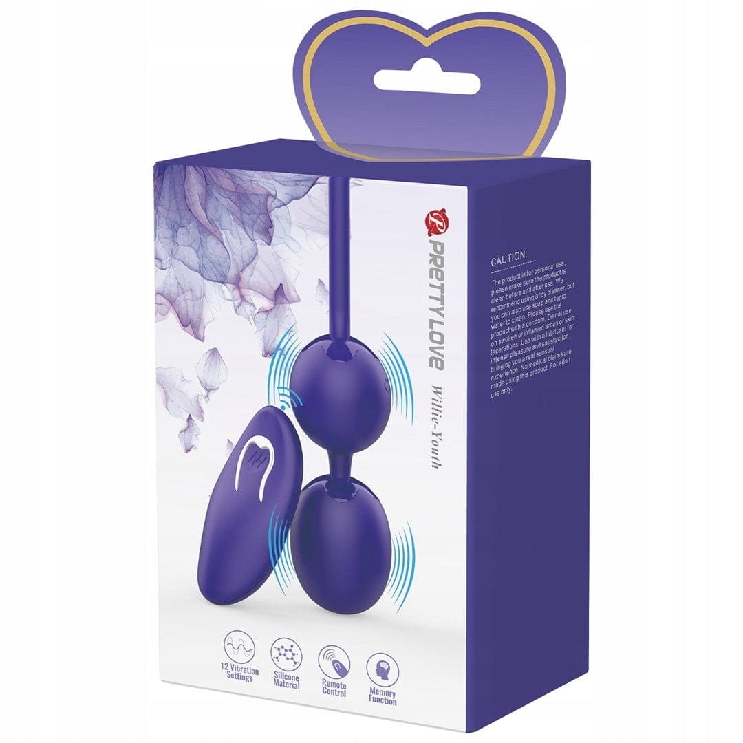 Pretty Love Willie Youth Kegel Balls Remote Control Kegel Exercise