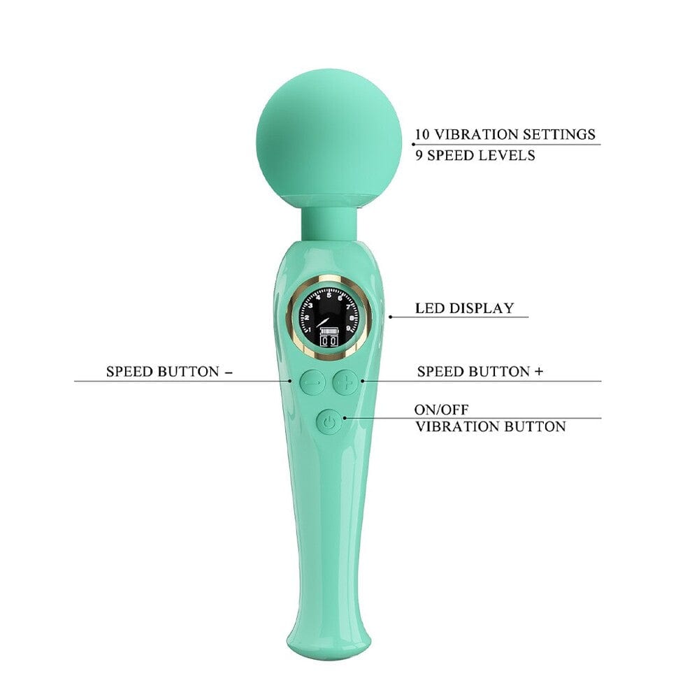 Pretty Love Pretty Love Skyler Wand With LED Display Wand Massager