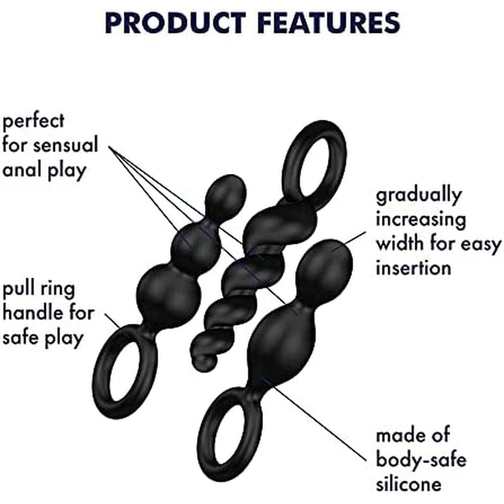 Satisfyer Satisfyer Booty Call Set Of 3 Anal Plugs Butt Plug Kits