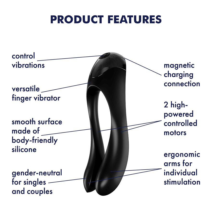 Satisfyer Satisfyer Candy Cane Finger Vibrator Finger Vibrator