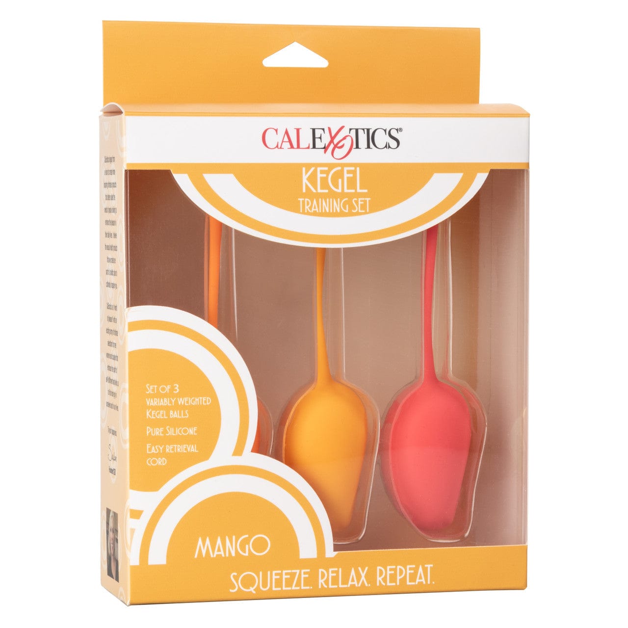 Satisfyer Kegel Training Set Mango Orgasm Balls