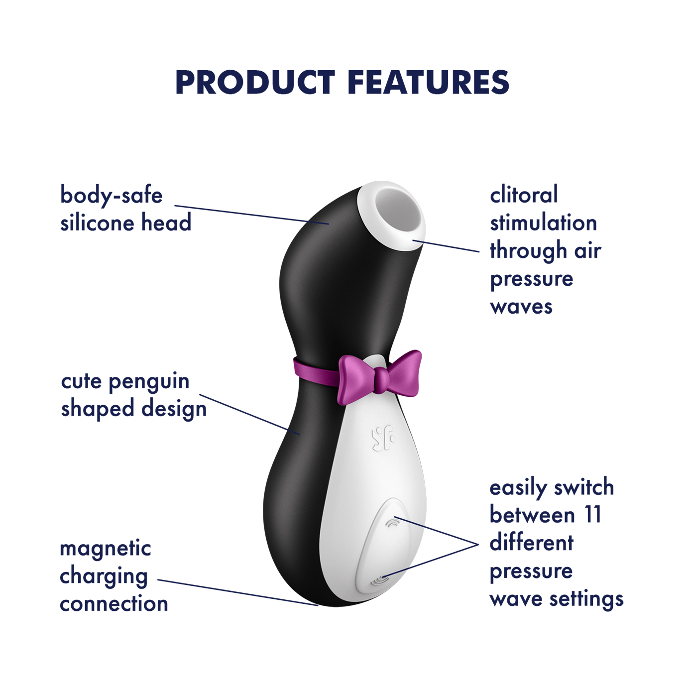 Satisfyer Satisfyer Pro Penguin Clitoral Massager Vibrator