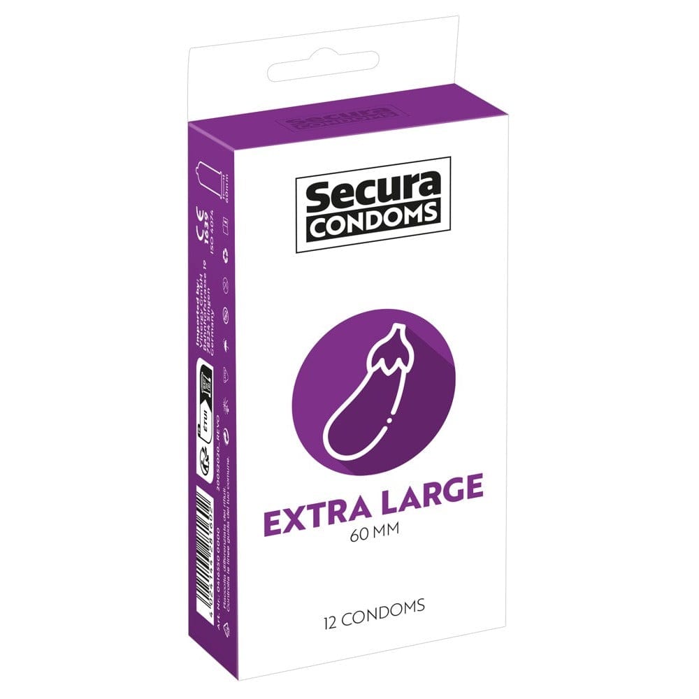 Secura Kondome Secura Condoms Extra Large Large and X-Large