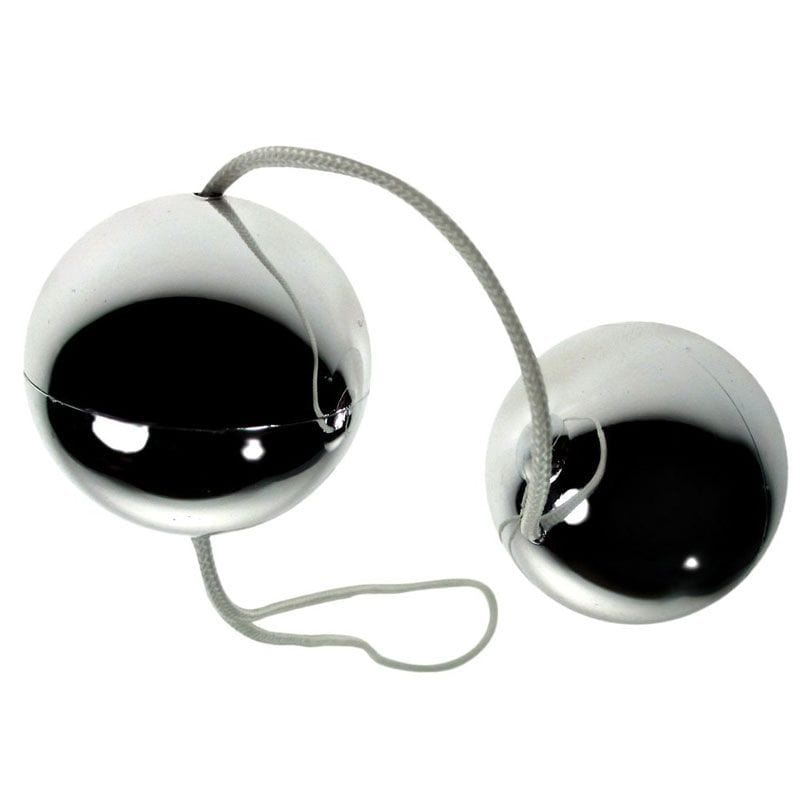 Seven Creations Vibratone Silver Duo Balls Orgasm Balls