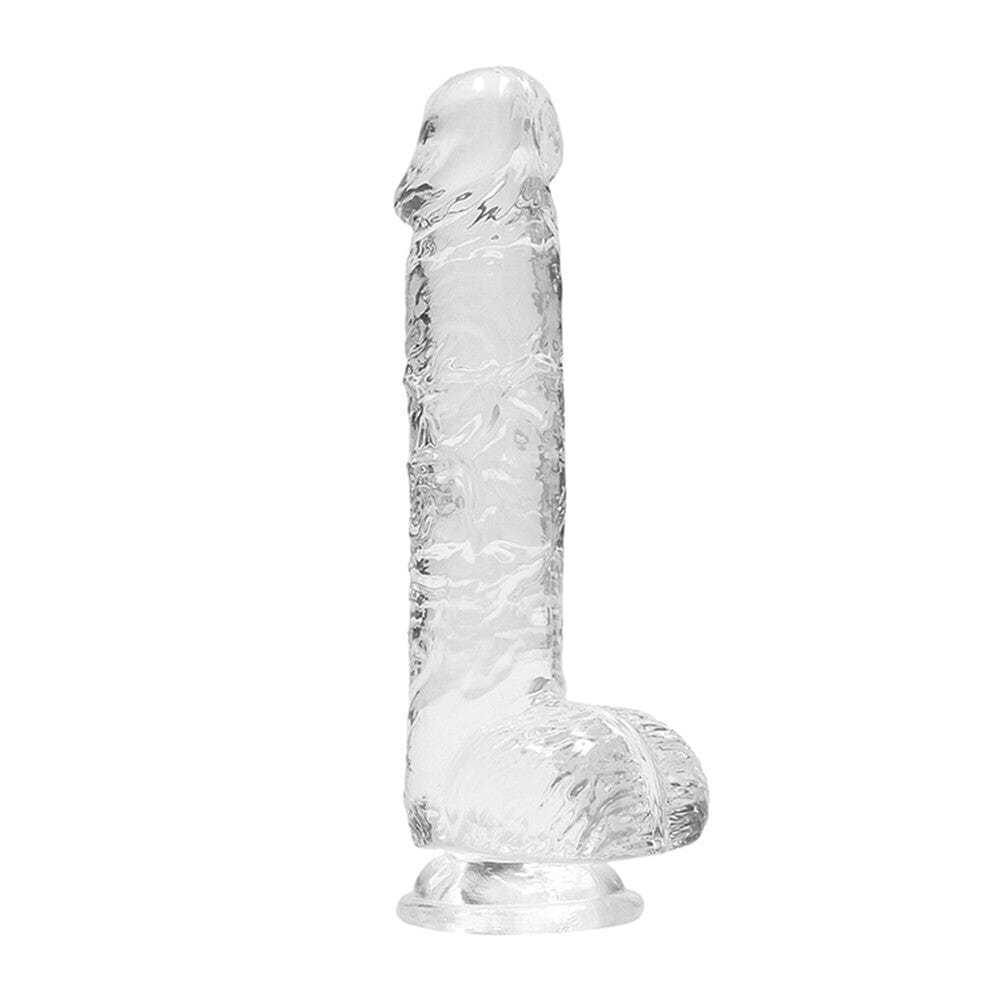 Shots Toys RealRock 6 Inch Realistic Crystal Clear Dildo Dildo
