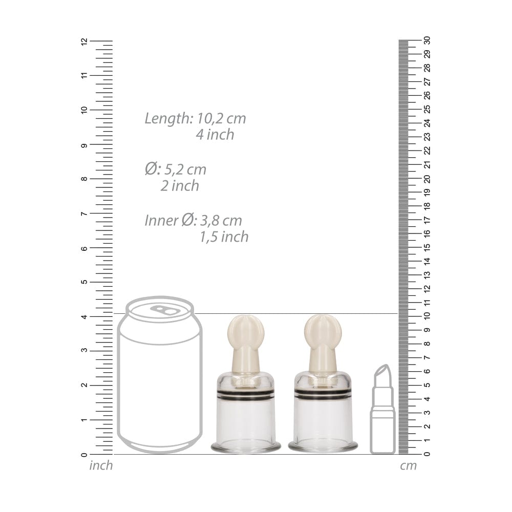 Shots Toys Pumped Nipple Suction Set Large Female Pump