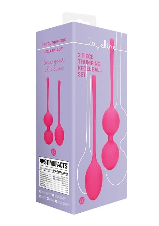 Shots Toys 2 Piece Thumping Kegel Ball Set Kegel Exercise