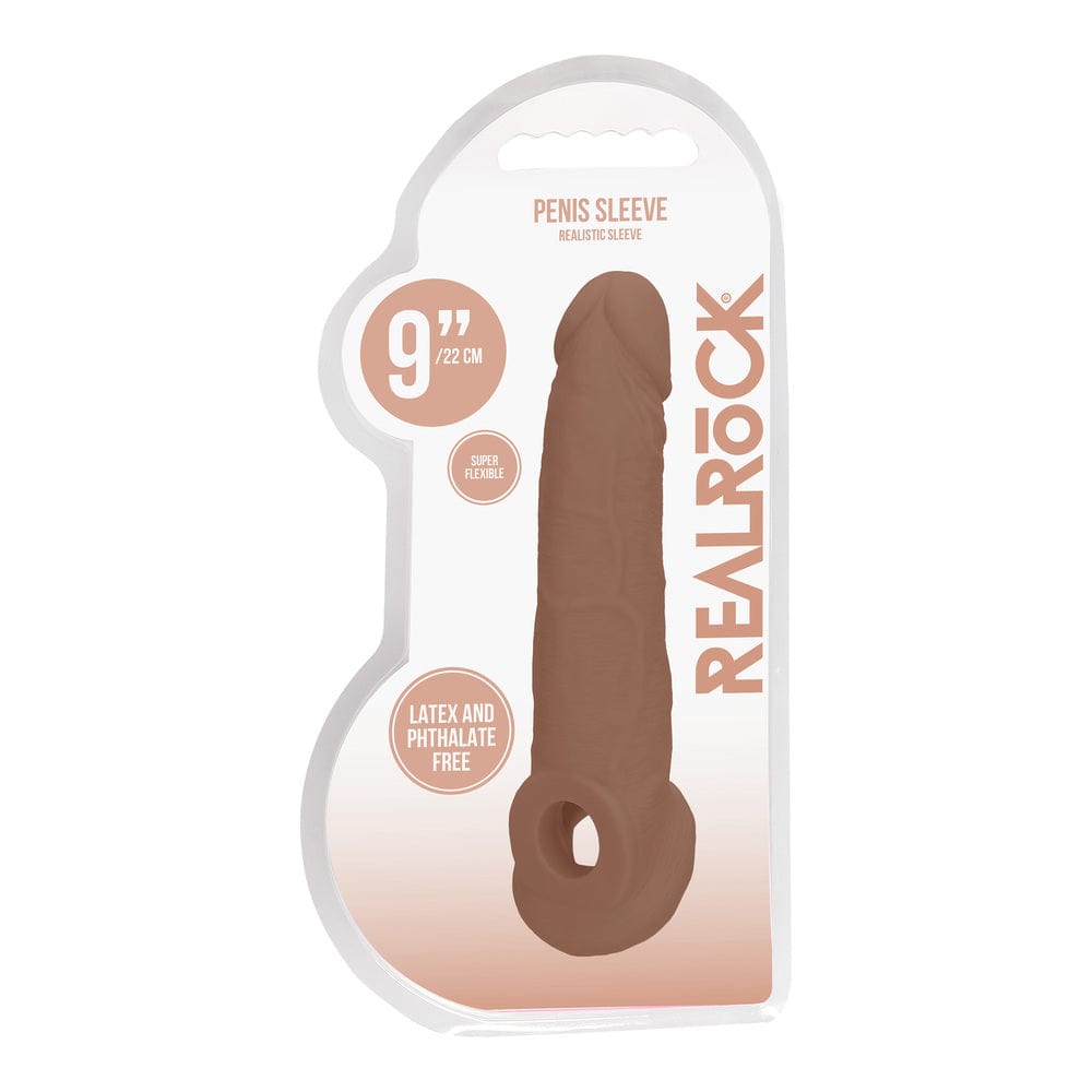 Shots Toys RealRock 9 Inch Penis Sleeve Penis Sleeves