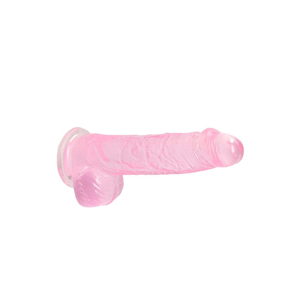 Shots Toys RealRock 6 Inch Realistic Crystal Clear Dildo Realistic Dildos