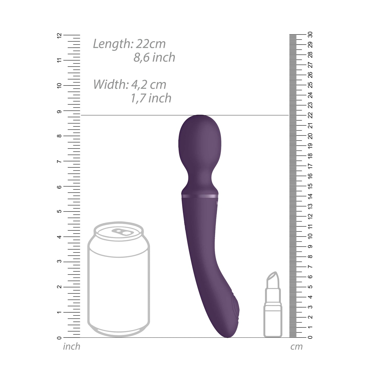 Shots Toys Vive Enora Double-Ended Wand Wand Massager