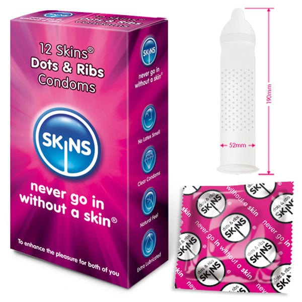 Skins Skins Condoms Dots And Ribs Condoms