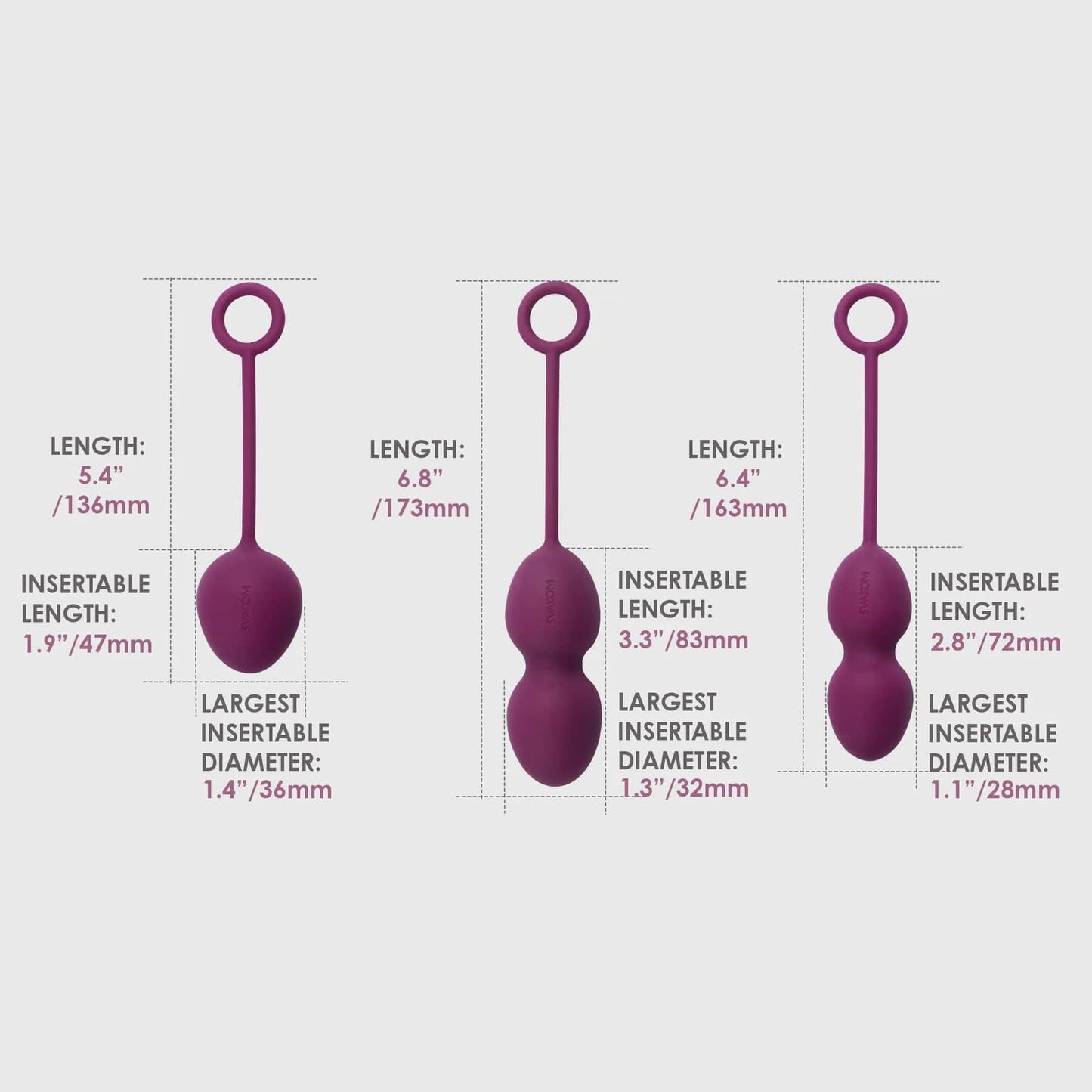 Svakom Svakom Nova Kegel Exercise Balls Kegel Exercise