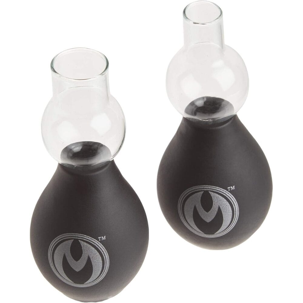 XR Brands Master Series Nipple Amplifier Enlargement Bulbs With O Rings Female Pump