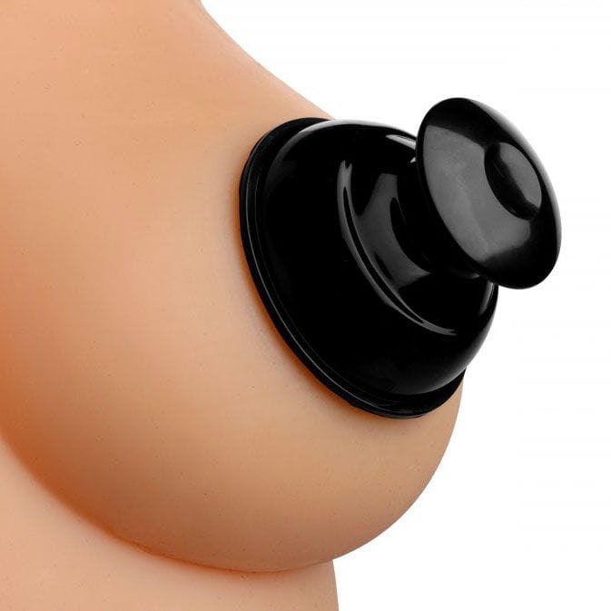 XR Brands Plungers Extreme Suction Silicone Nipple Suckers Female Pump