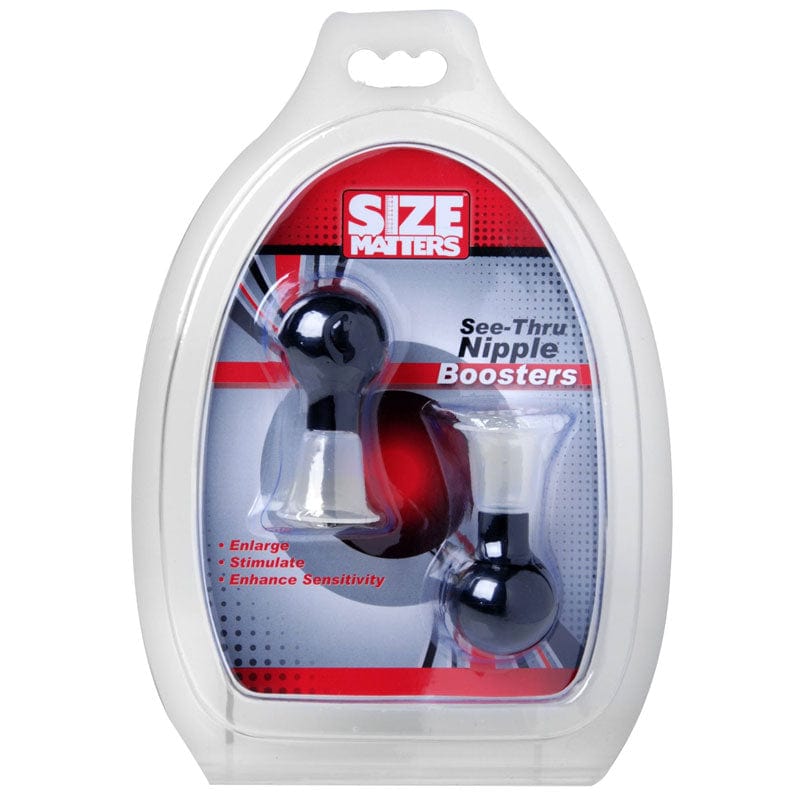 XR Brands Size Matters See-Thru Nipple Boosters Female Pump