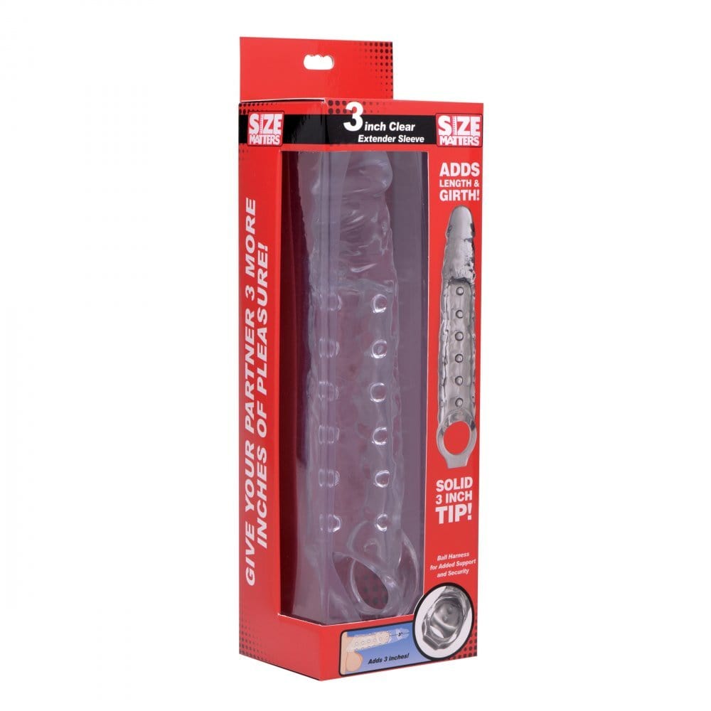 XR Brands Size Matters 3 Inch Penis Extender Sleeve Penis Extenders