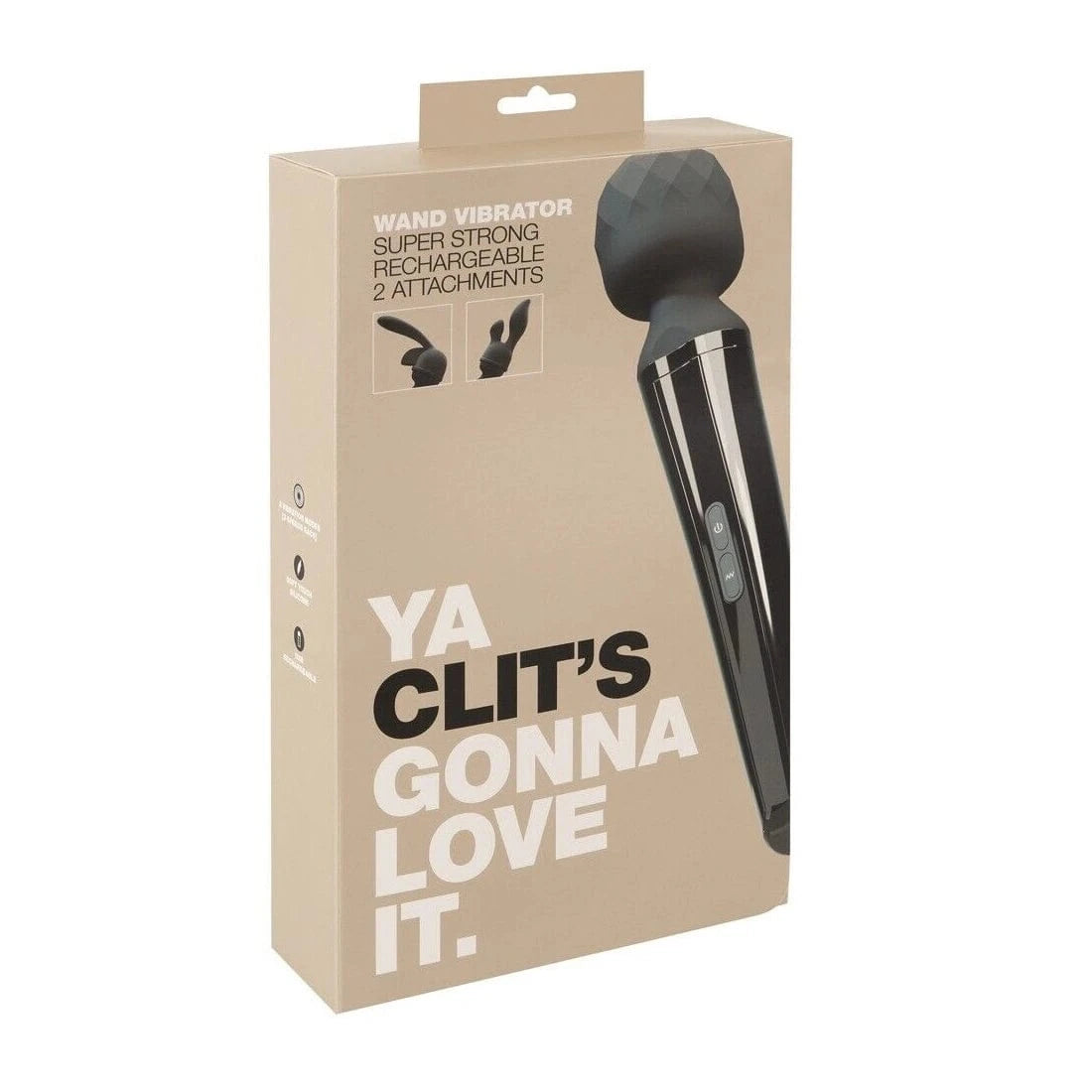 You2Toys Super Strong Wand Vibrator With 2 Attachments Wand Massager