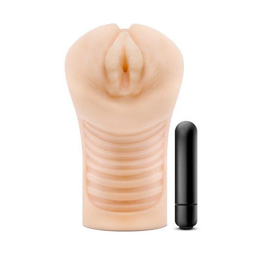 Blush Novelties M Elite Soft and Wet Annabella Self Lubricating Masturbator Vibrating Masturbators