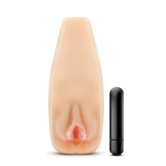 Blush Novelties M Elite Soft and Wet Natasha Self Lubricating Masturbator Vibrating Masturbators