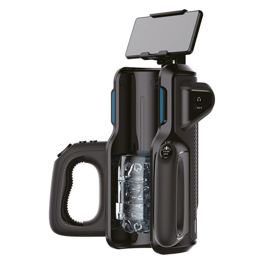 BonneAmour Leten Super Thrusting Masturbator with Phone Mount Vibrating Masturbators