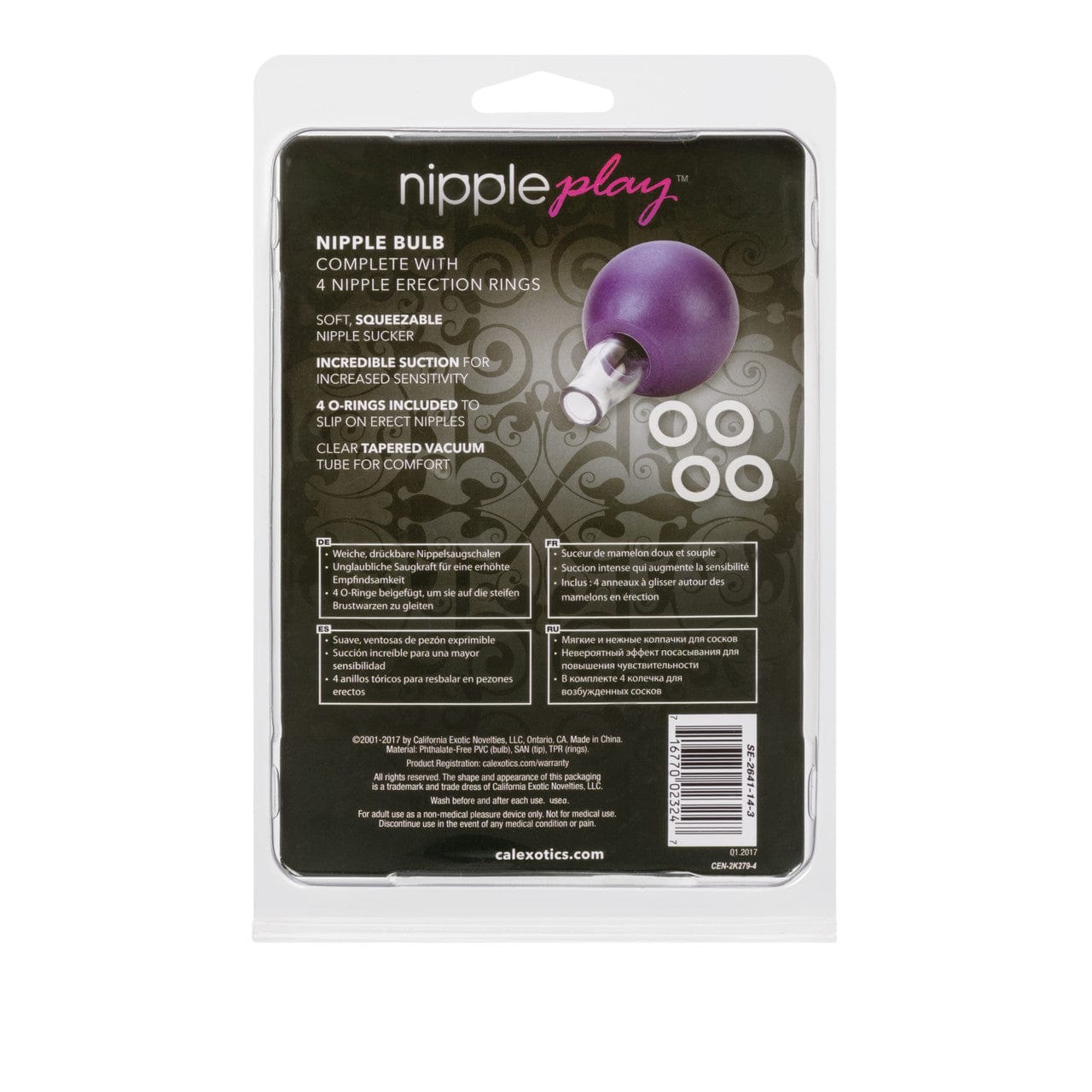 CalExotics Nipple Bulb Sucker Female Pump