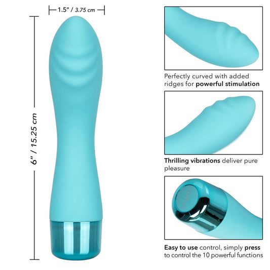 CalExotics Eden Ripple Silicone G-Spot Vibrator G-Spot Vibrator