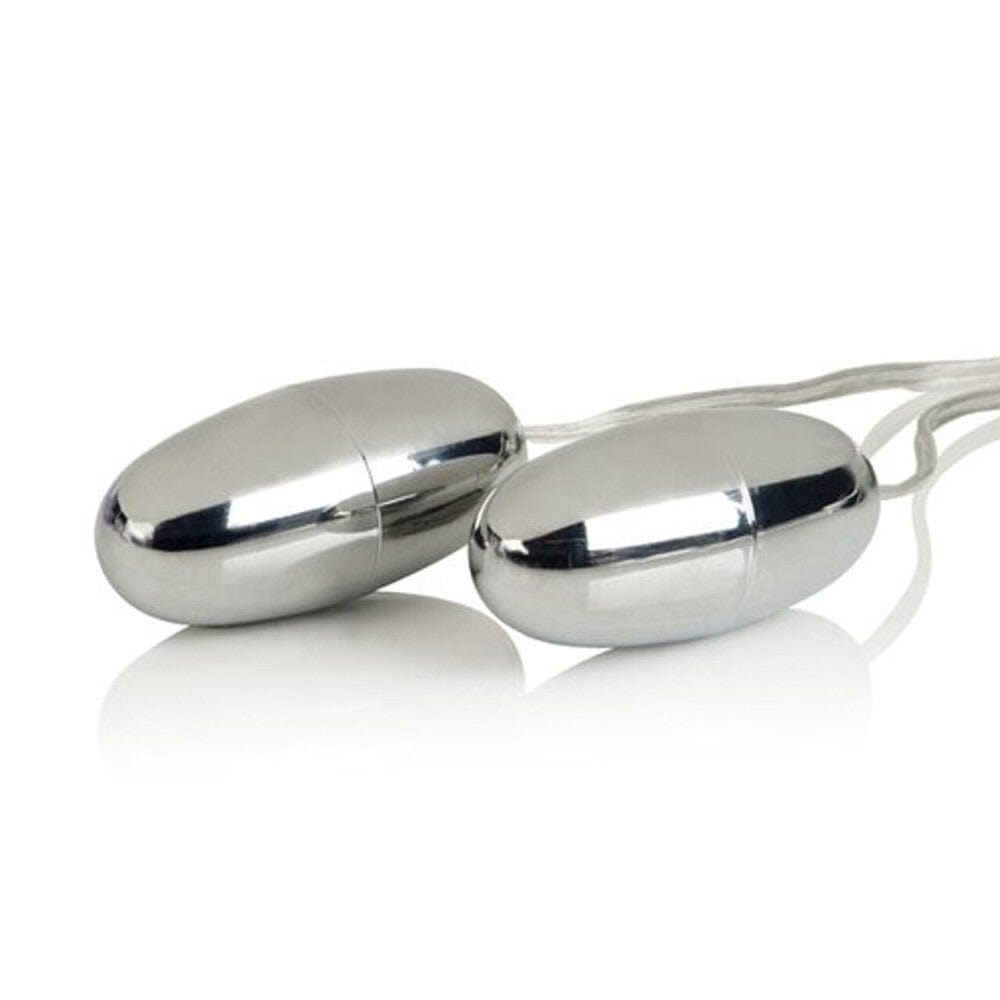 CalExotics Pocket Exotics Waterproof Double Silver Bullets Love Egg
