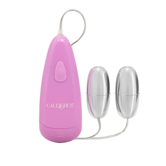 CalExotics Pocket Exotics Waterproof Double Silver Bullets Love Egg