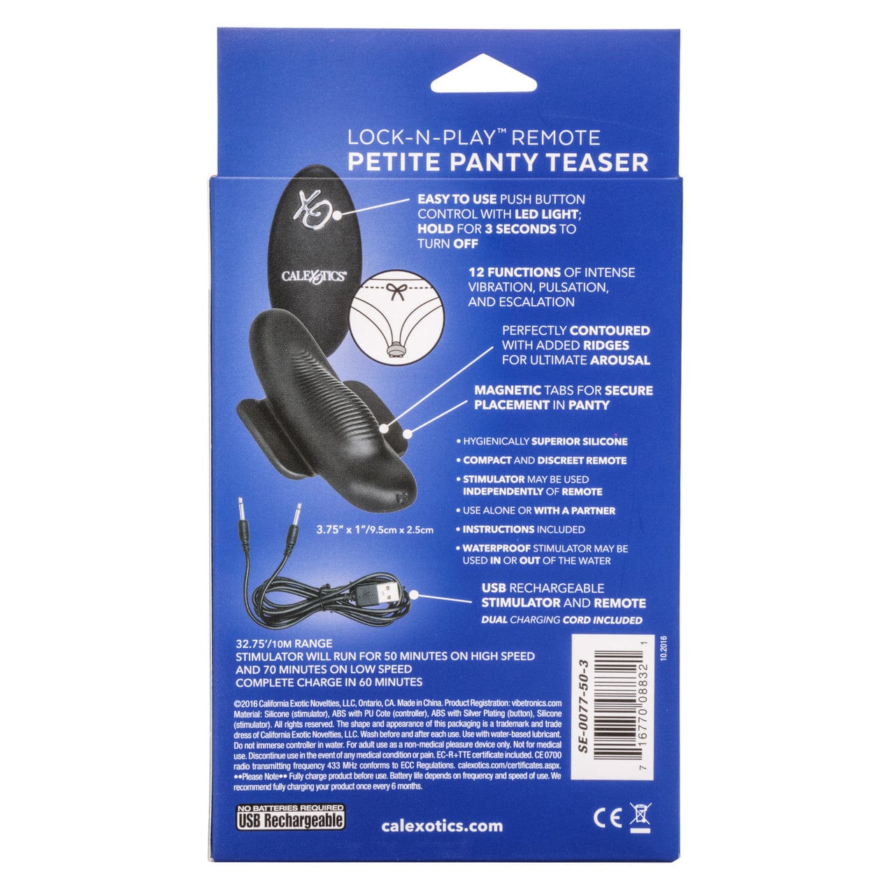 CalExotics Remote Petite Panty Teaser Vibrator