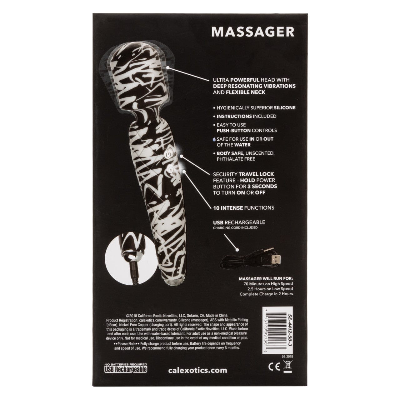 CalExotics Hype Massager Wand Wand Massager