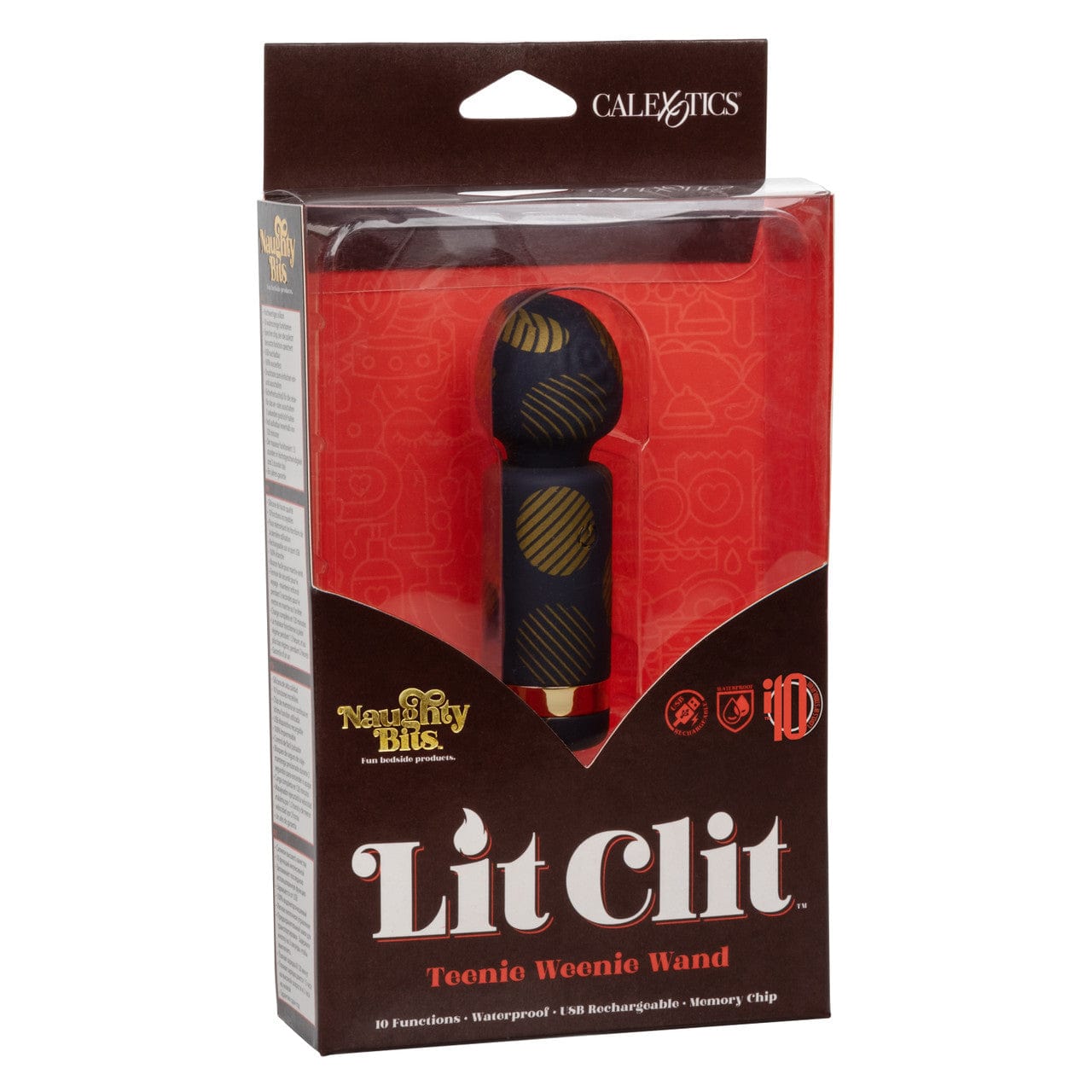 CalExotics Naughty Bits Lit Clit Teenie Weenie Wand Wand Massager