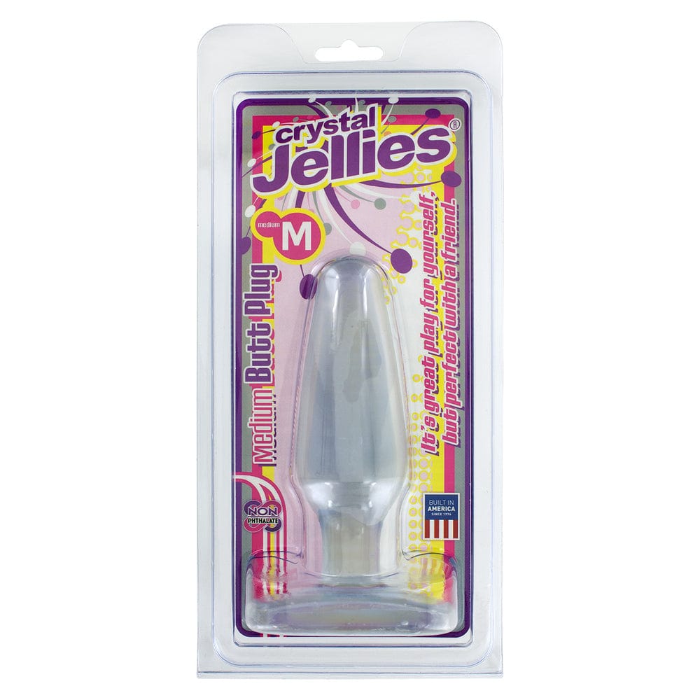 Doc Johnson Crystal Jellies Medium Butt Plug Butt Plugs