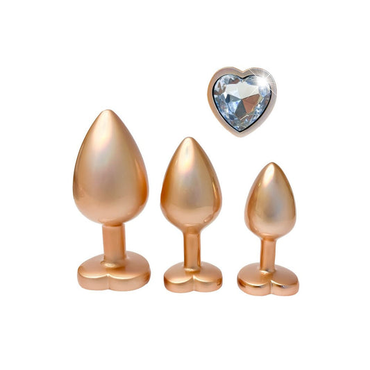 Dream Toys Gleaming Love Pearl Butt Plug Set Butt Plugs