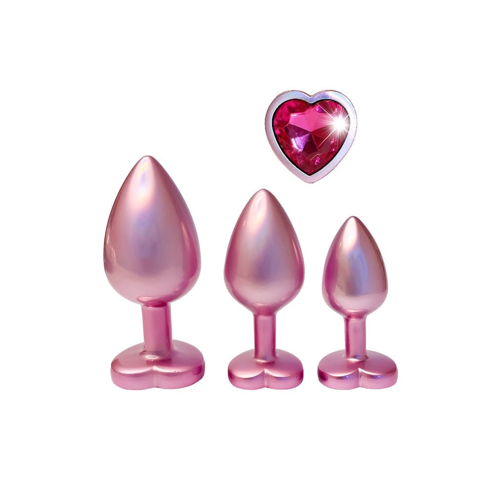 Dream Toys Gleaming Love Pearl Butt Plug Set Butt Plugs