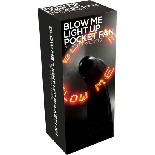 Hott Products Blow Me Light Up Pocket Fan Novelties