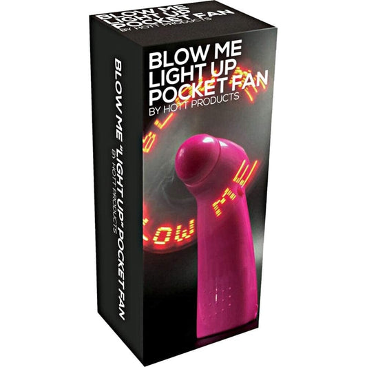 Hott Products Blow Me Light Up Pocket Fan Novelties