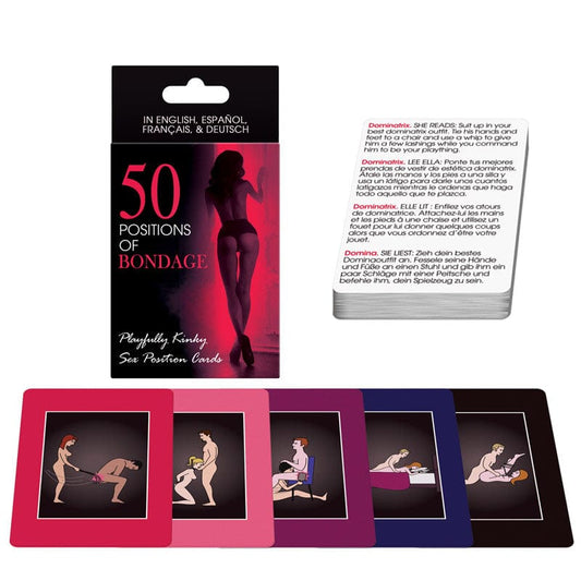 Kheper Games 50 Positions Of Bondage Sex Position Cards Novelties