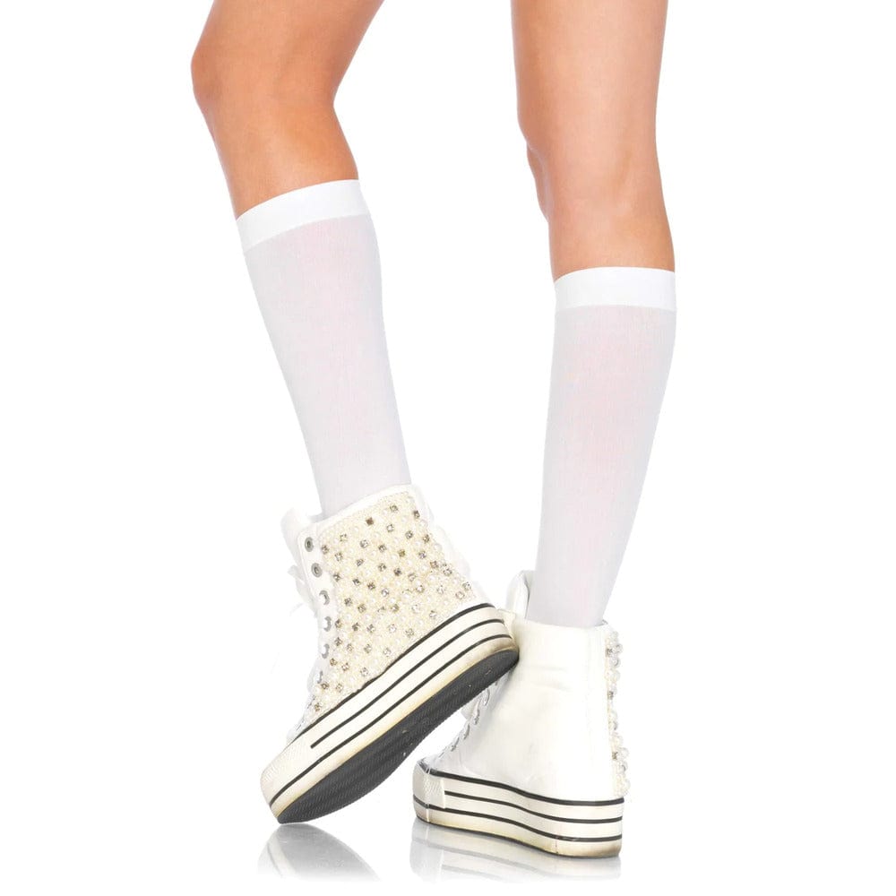 Leg Avenue Leg Avenue Nylon Knee Highs UK 6 to 12 Accessories