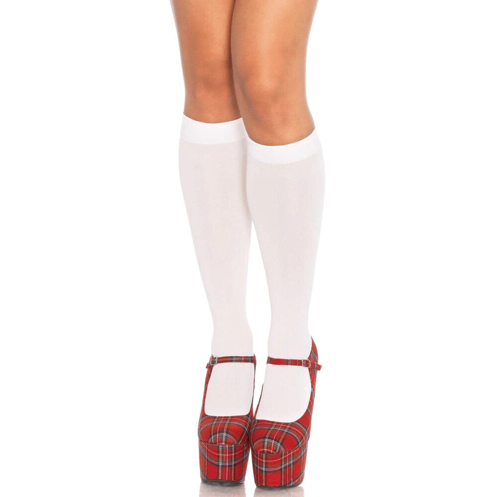 Leg Avenue Leg Avenue Nylon Knee Highs UK 6 to 12 Accessories