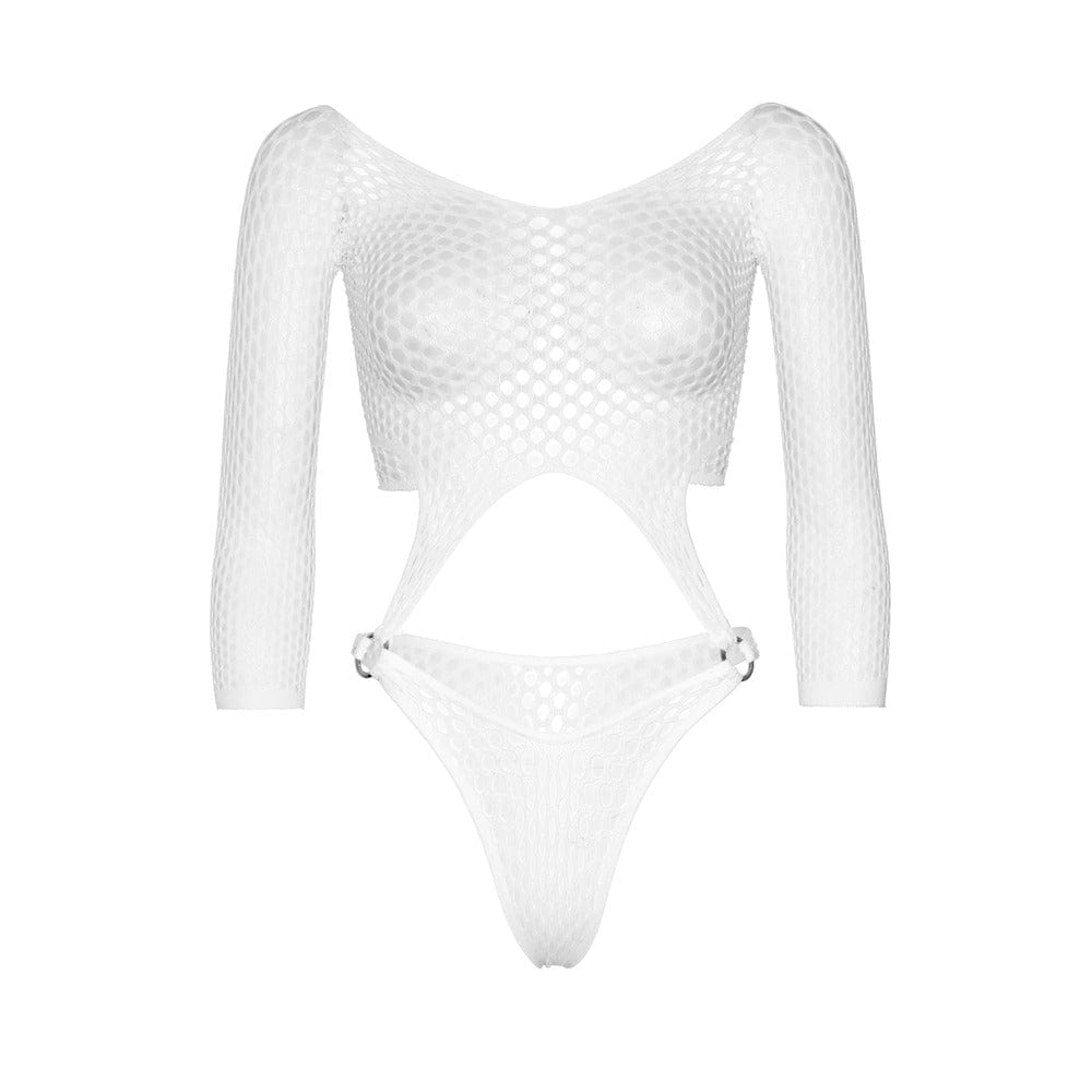 Leg Avenue Leg Avenue Top Bodysuit with Thong UK 6 to 12 Lingerie