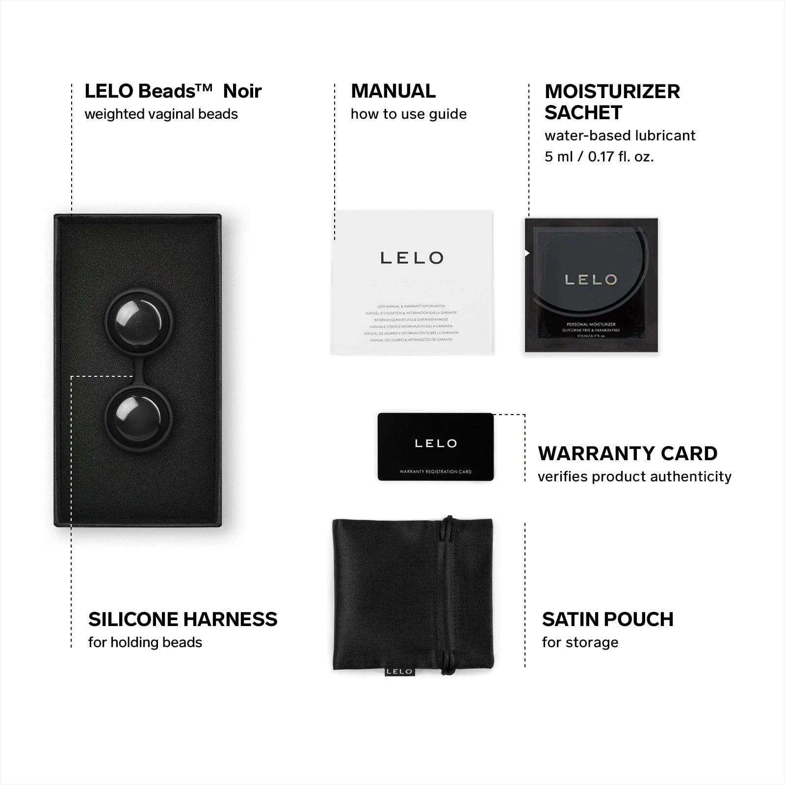 LELO Lelo Luna Beads Noir Orgasm Balls