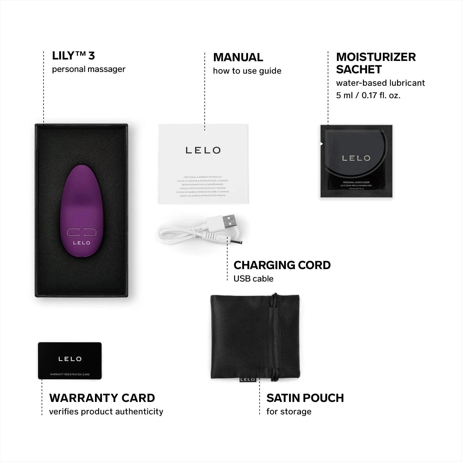 LELO Lelo Lily 3 Petite Personal Massager Vibrator