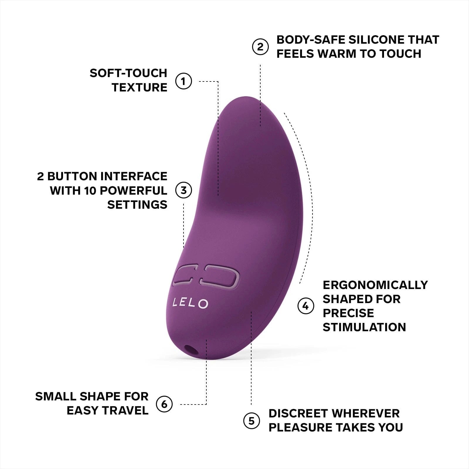 LELO Lelo Lily 3 Petite Personal Massager Vibrator