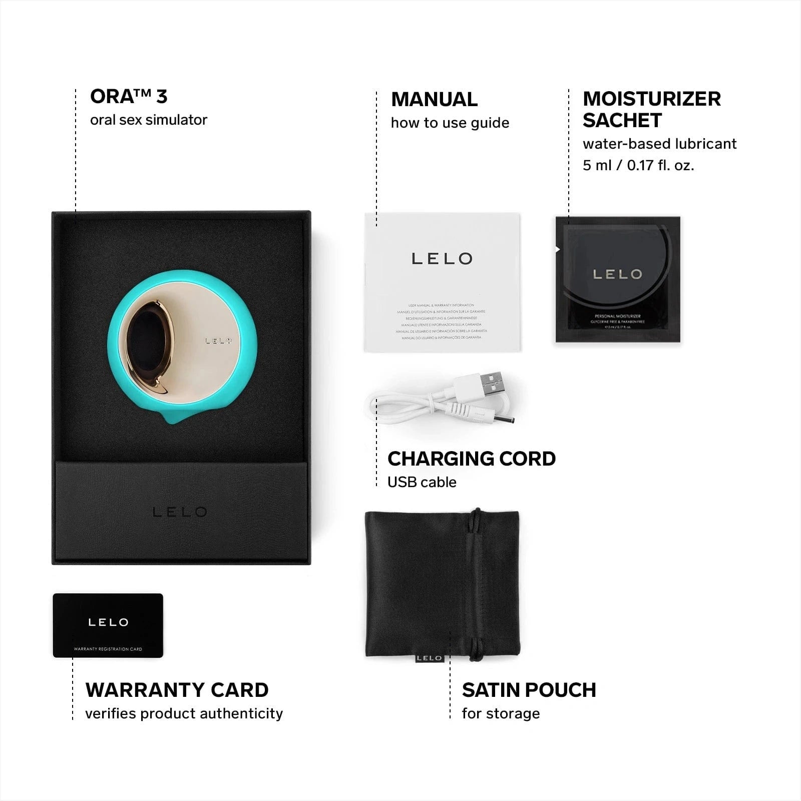 LELO Lelo Ora 3 Oral Sex Stimulator Vibrator