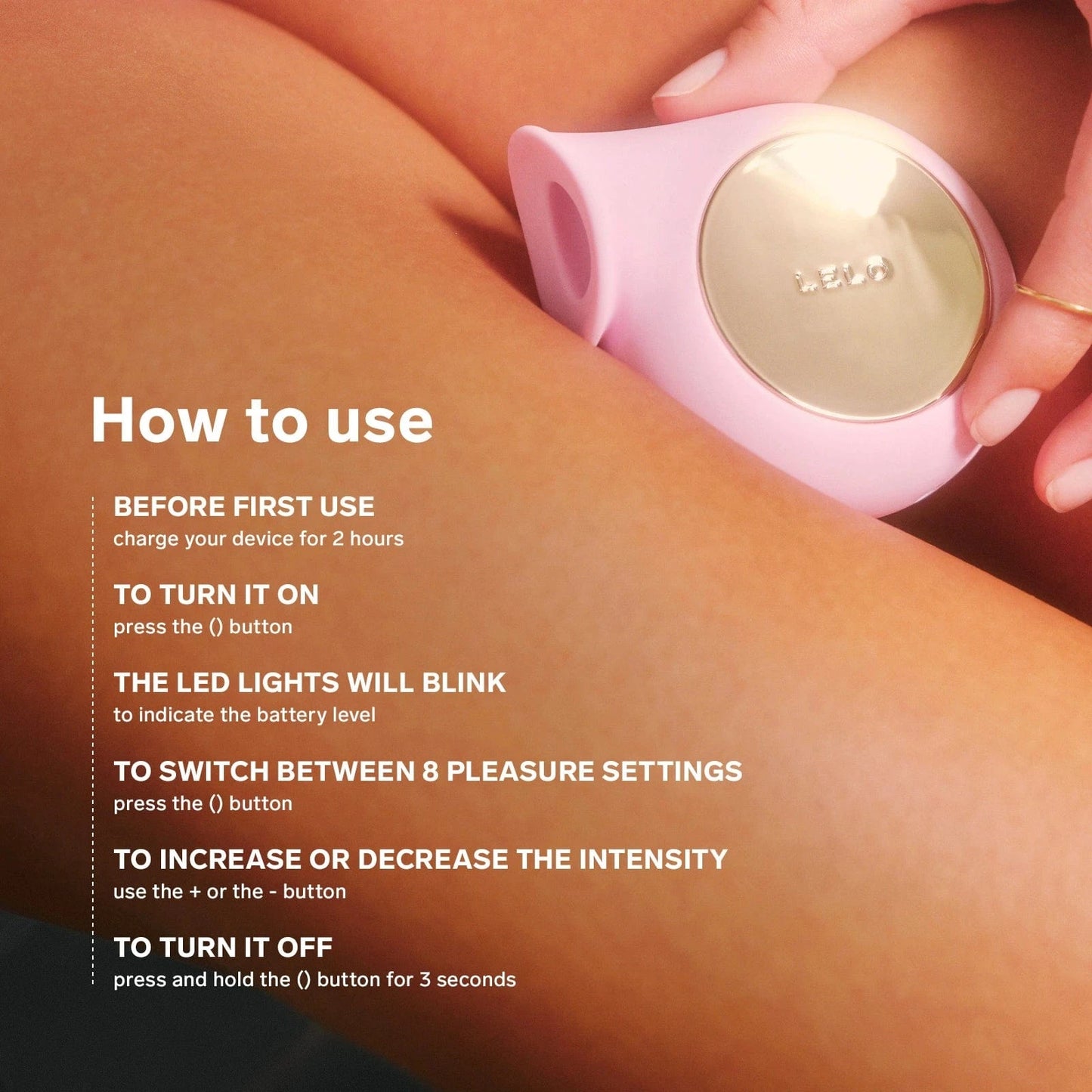 LELO Lelo Sila Sonic Wave Clitoral Massager Vibrator