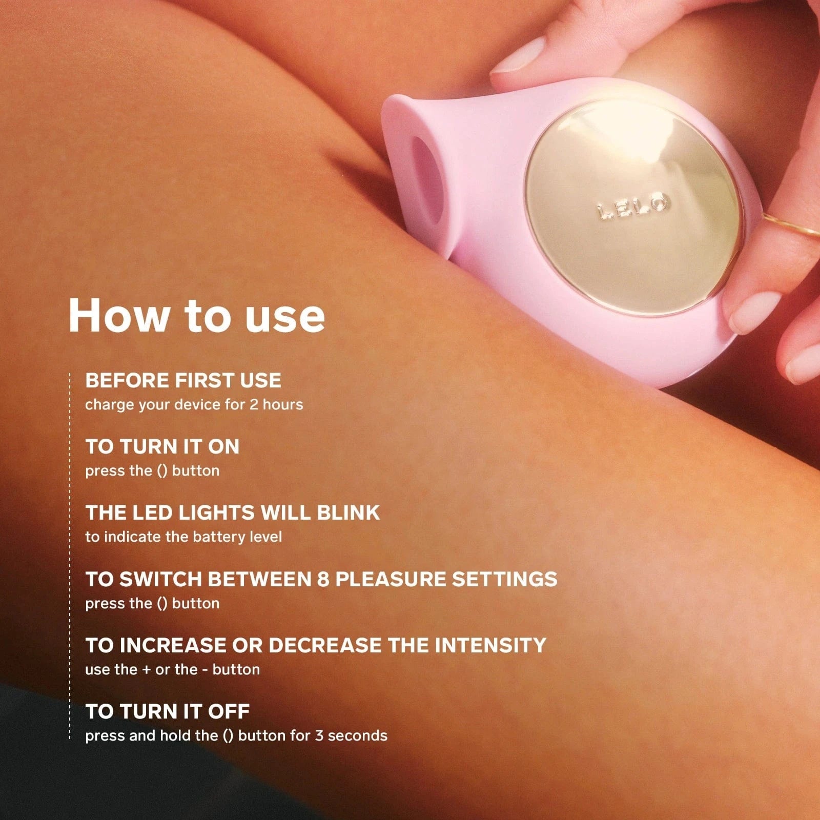 LELO Lelo Sila Sonic Wave Clitoral Massager Vibrator
