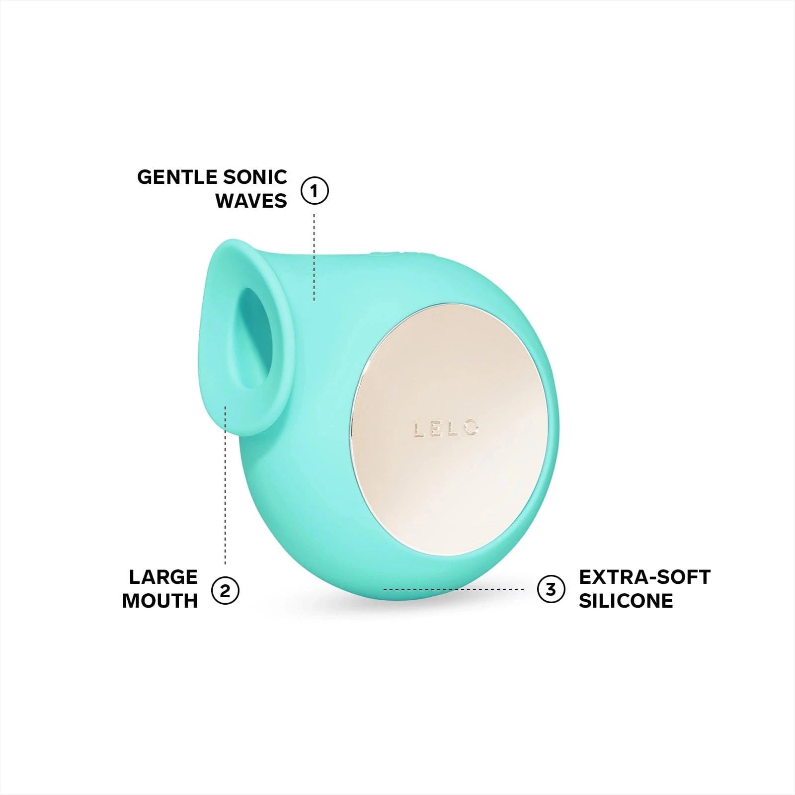 LELO Lelo Sila Sonic Wave Clitoral Massager Vibrator