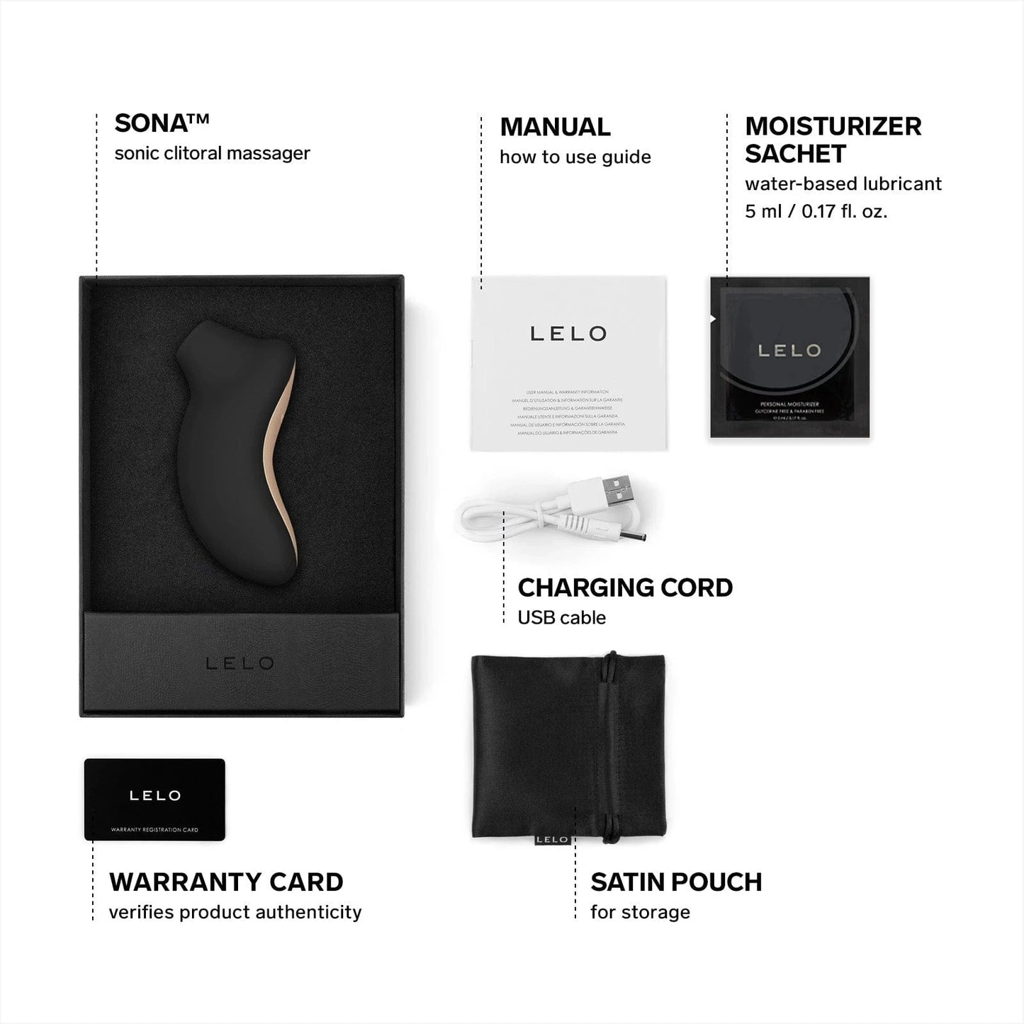 LELO Lelo Sona Clitoral Masager Vibrator