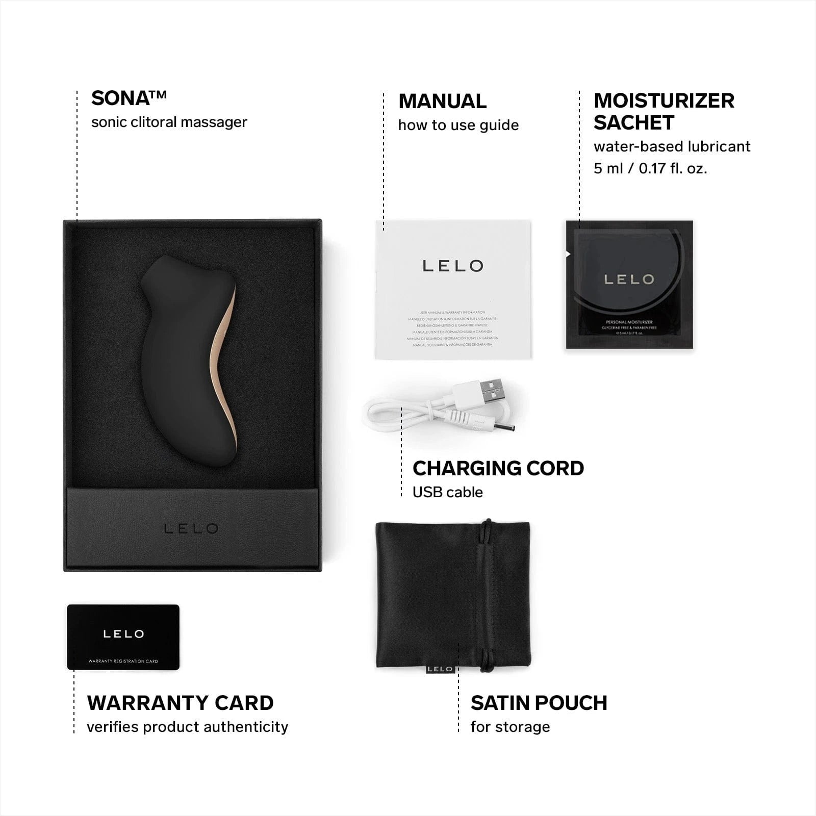 LELO Lelo Sona Clitoral Masager Vibrator