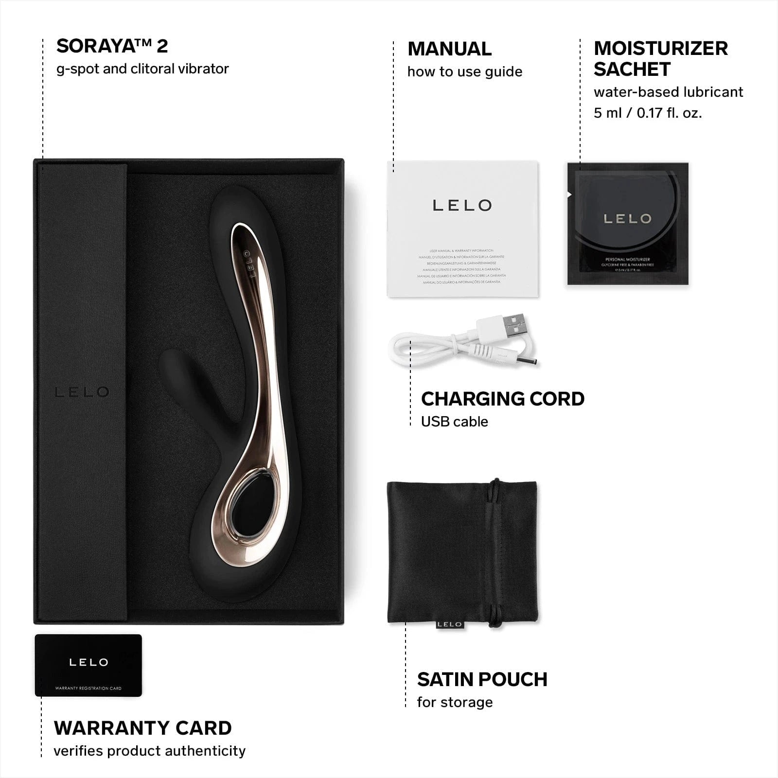 LELO Lelo Soraya 2 Dual Rabbit Vibrator Vibrator